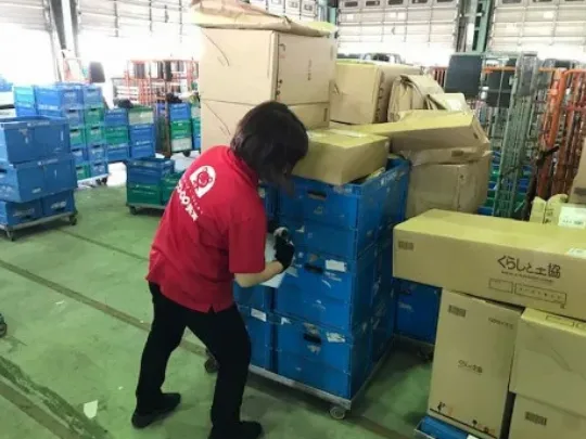 商品整理・倉庫サポートスタッフの画像