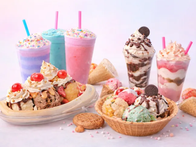 キャンプフォスター内アイスクリームショップスタッフの画像