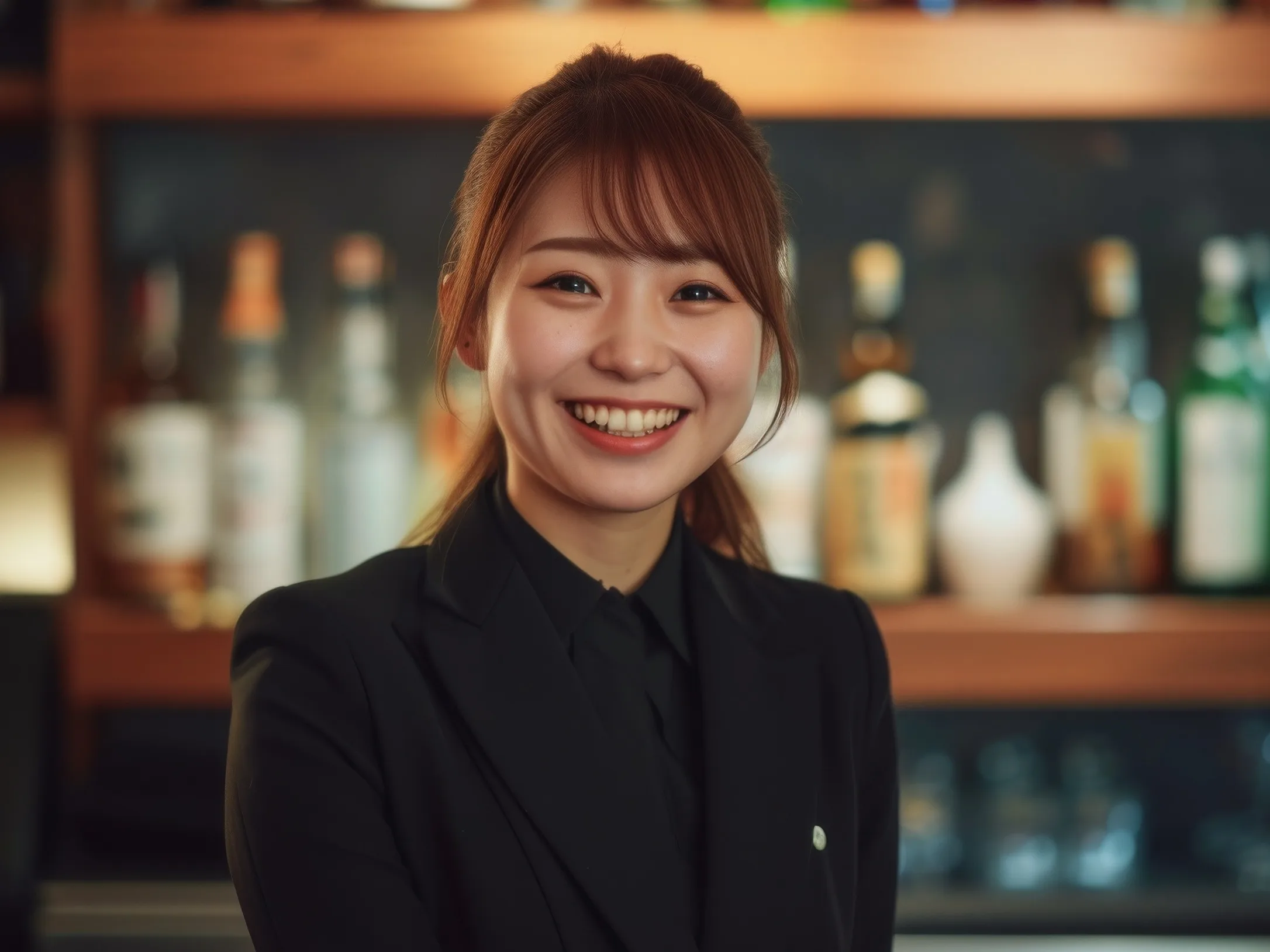 ホテルレストランのホールスタッフの画像