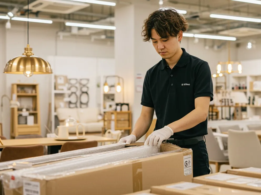家具・インテリア商品の倉庫作業スタッフ【家具組立てや検品および商品受け渡し等】の画像