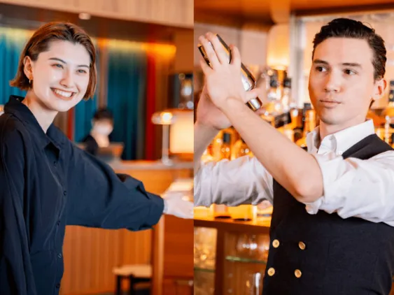 ホテルスタッフ（フロント／レストラン）の画像