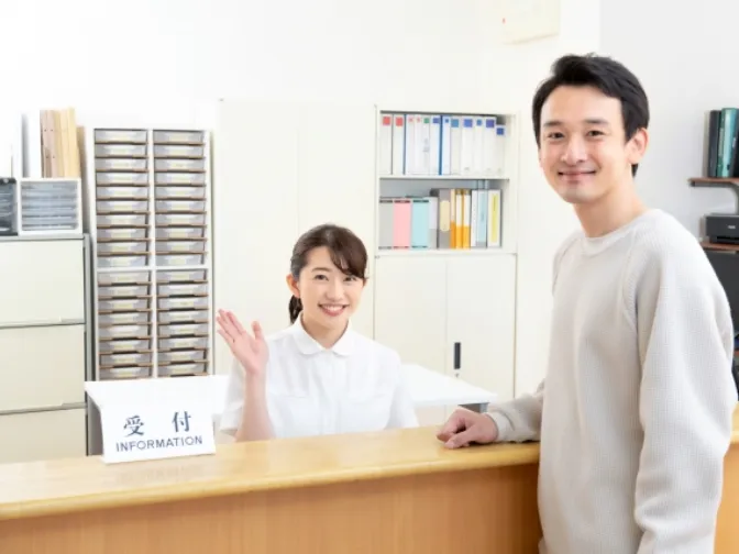 受付事務（未経験可）【患者様の受付対応および電話対応など】の画像