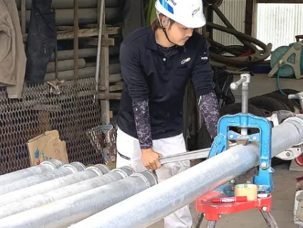 配管工【建築現場での衛生設備工事および配管作業など】 の画像