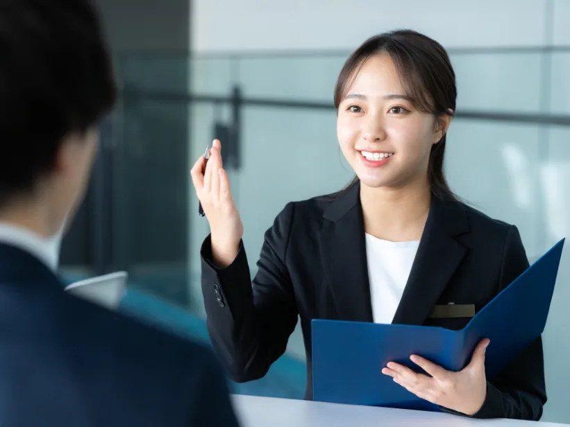ISO認証審査の営業スタッフの画像