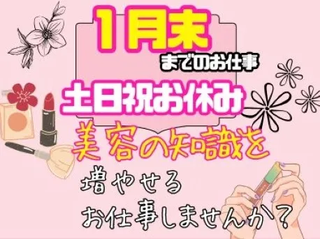 （2ヶ月短期）化粧品の注文受付スタッフ【注文製品の聞き取りシステムへの入力業務】の画像