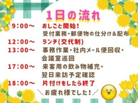 あなたにお願いしたいお仕事についての画像