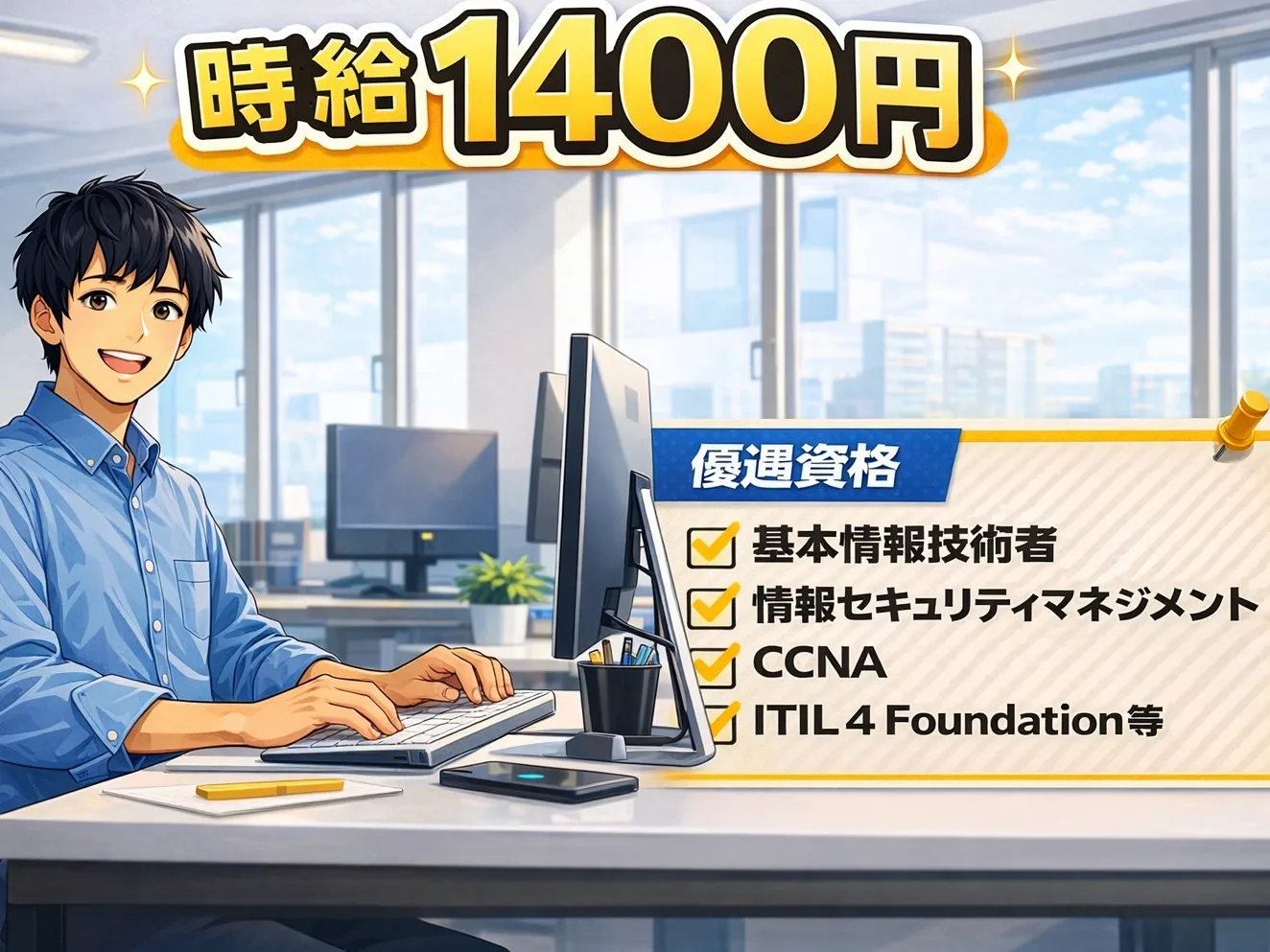 ITヘルプデスク【PCのセットアップやネットワーク管理などの問合せ対応】の画像