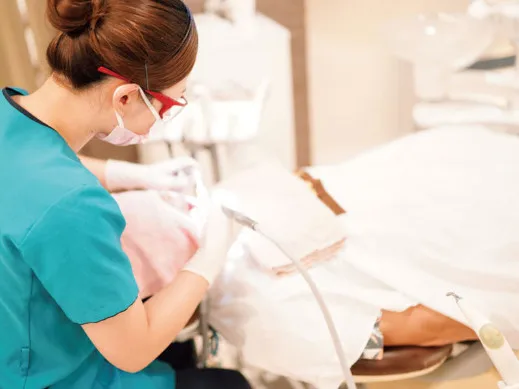 歯科受付の画像