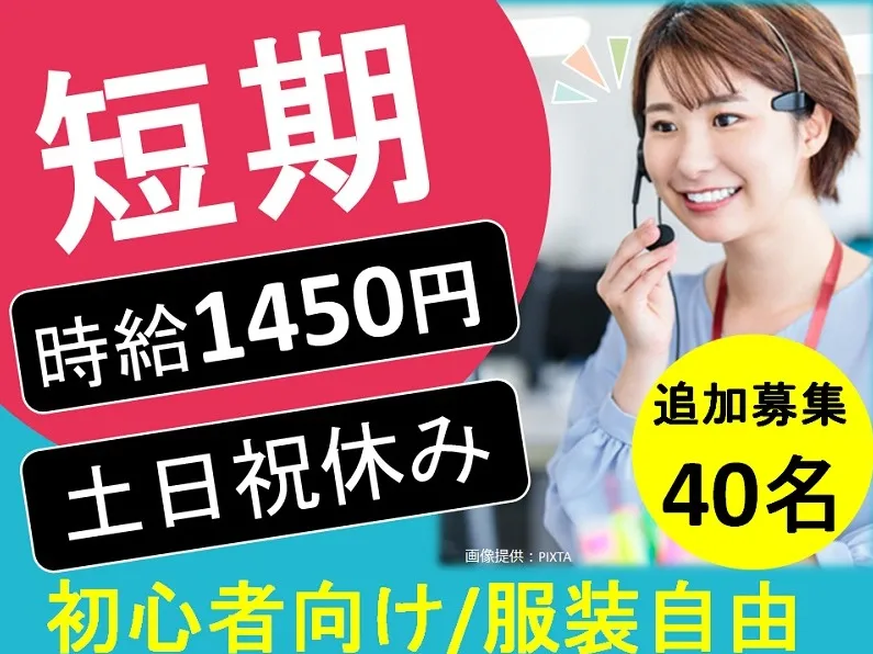 （短期1月末迄・未経験可）パスワード再発行などの問合せ対応の画像