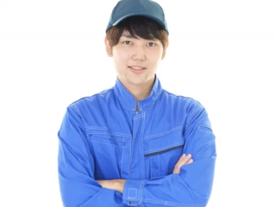 ごみ収集作業員の画像