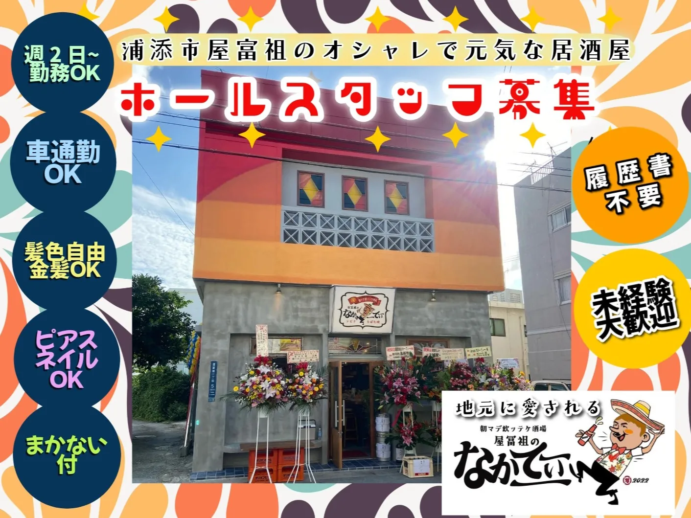 ホールスタッフ【元気な居酒屋でホール接客のおしごと】の画像