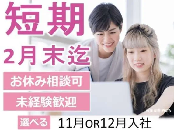 (短期2月末迄)パンフレットの送付受付スタッフの画像