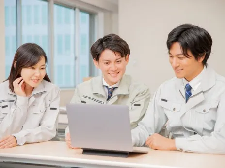 建設会社での経理事務の画像
