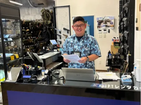 レンタカースタッフ【レンタカー業務及び店内販売業務】の画像